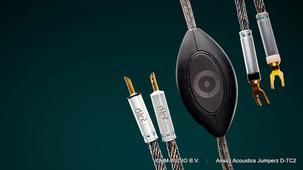 Ansuz Acoustics Jumperz D-TC2, Bi-Wire Jumpers, 50cm, Gold-Plated Spades or Banana Plugs : SOLD OUT