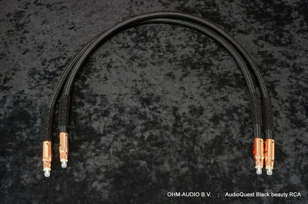 AudioQuest Black Beauty RCA of XLR, New, High-end Analoge interlink