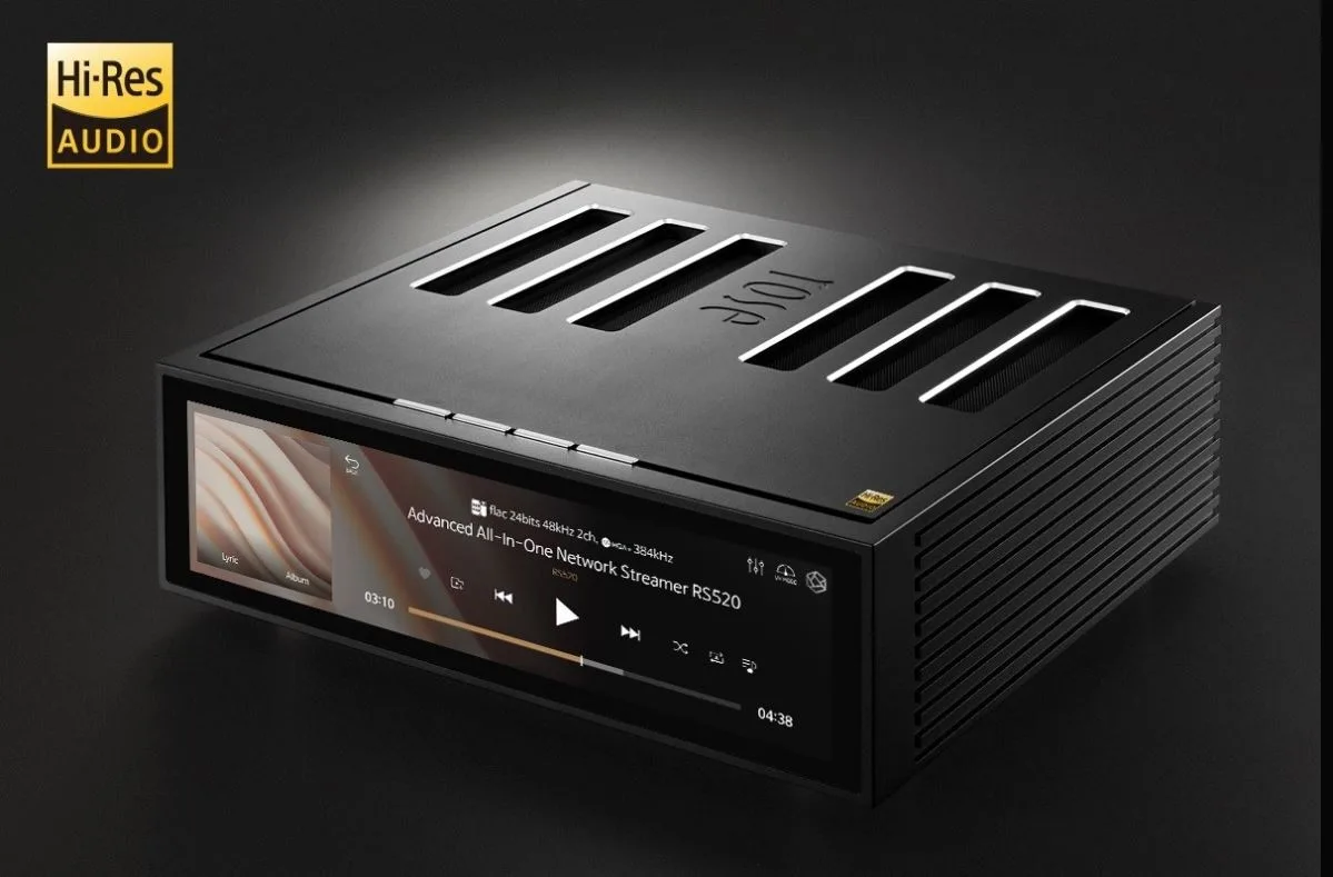 Hifi Rose RS520, Noir, Amplificateur de Streaming, Modèle d'occasion récent, État comme neuf : VENDU