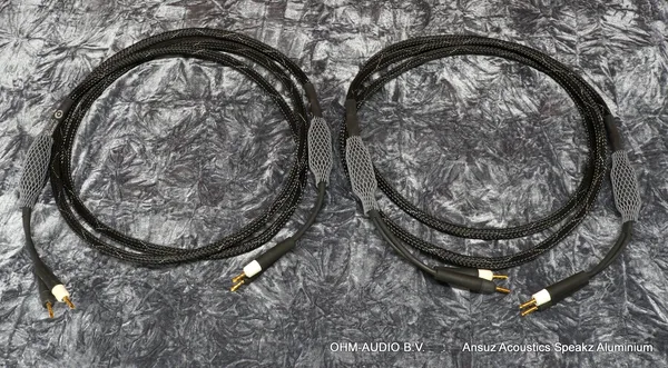 Ansuz Acoustics Speakz Aluminium Luidsprecherkabel, 3,0 Meter : VERKAUFT nach Hongkong