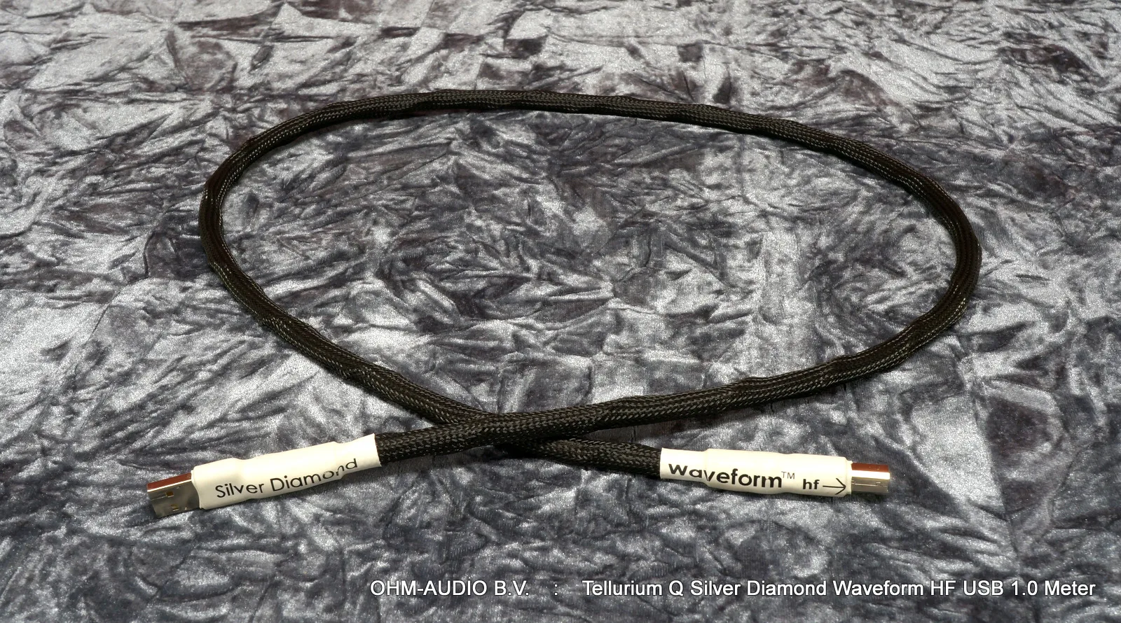Câble USB Tellurium Q Silver Diamond Waveform HF, 1,0 Mètre, Câble USB Haut de Gamme : Vendu