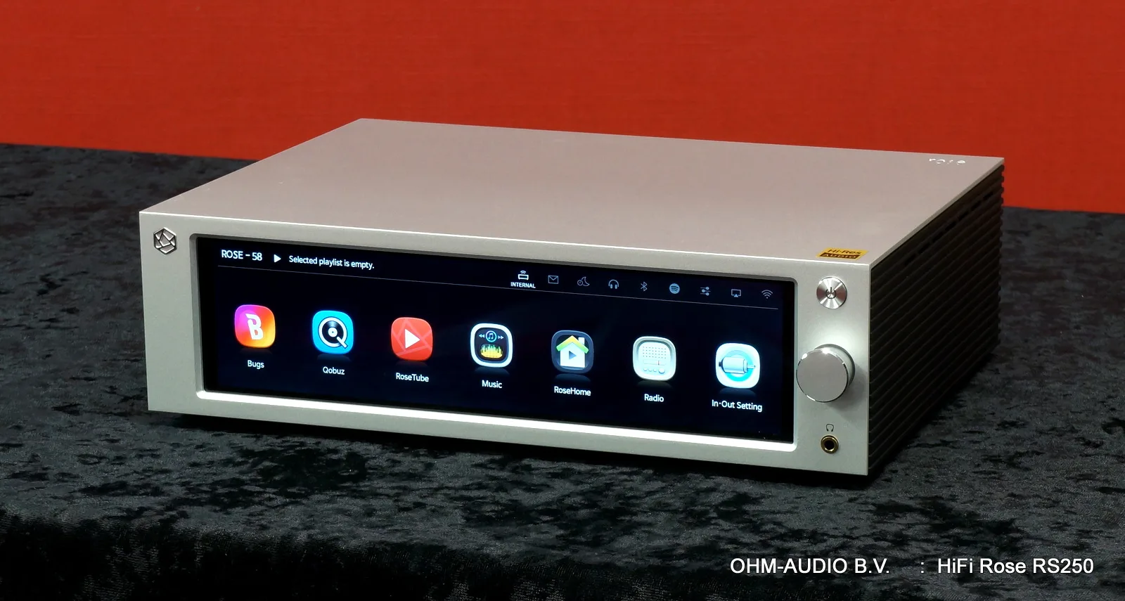 Hifi Rose RS250 Multimedia Streamer, Used, Like New, Including OVP : SOLD
