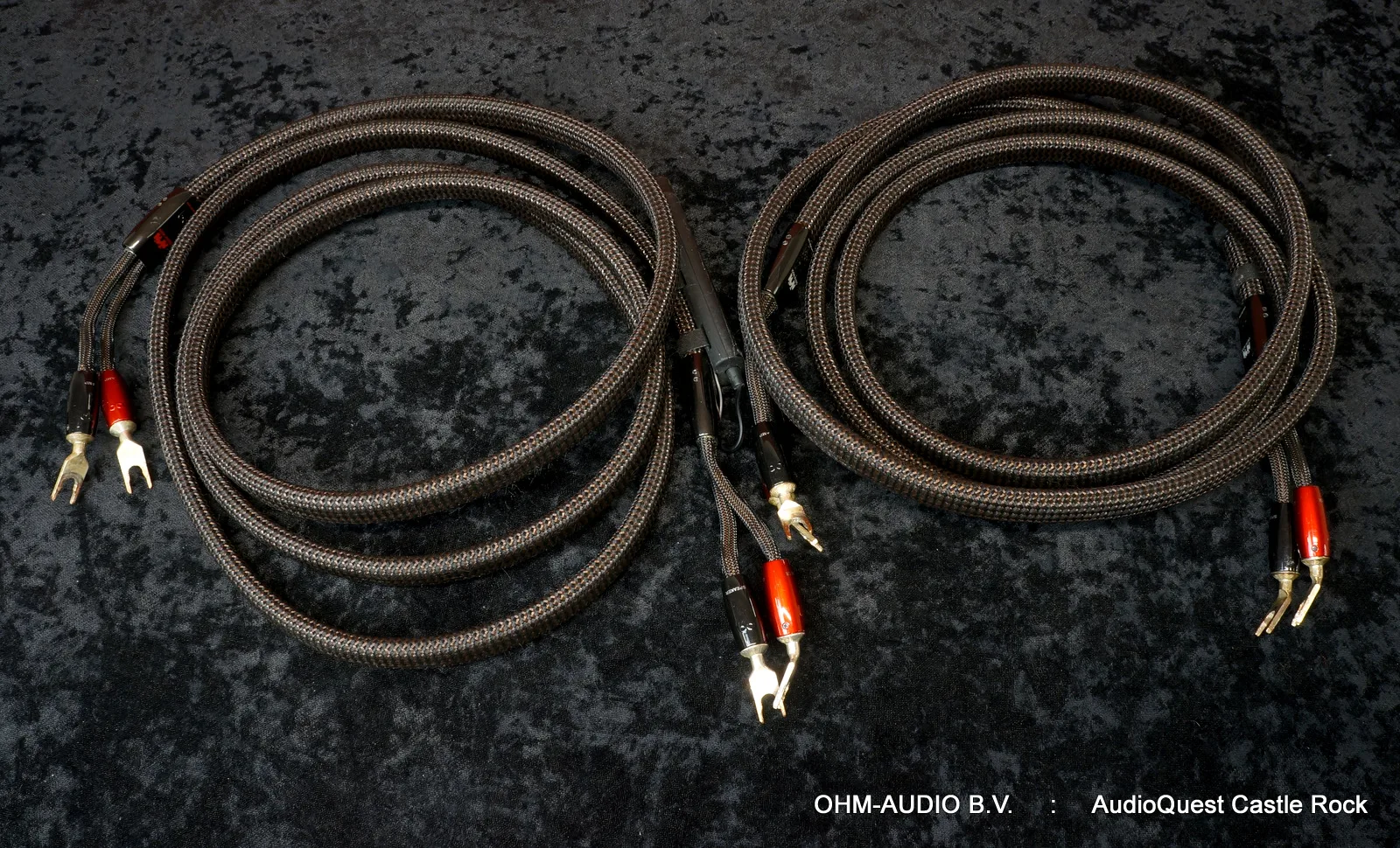 AudioQuest Castle Rock Lautsprecherkabel, 3,0 Meter, Spades > Spades, Occasion : SOLD