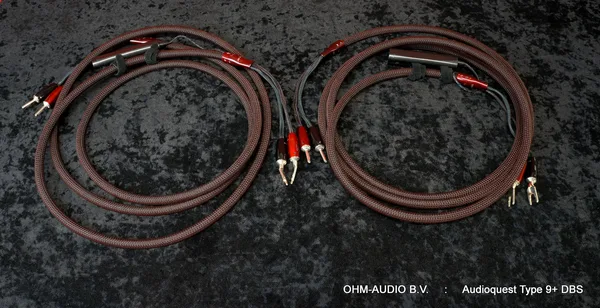 AudioQuest Type 9+ DBS Lautsprecherkabel, 3,0 Meter, Occasion : Verkauft