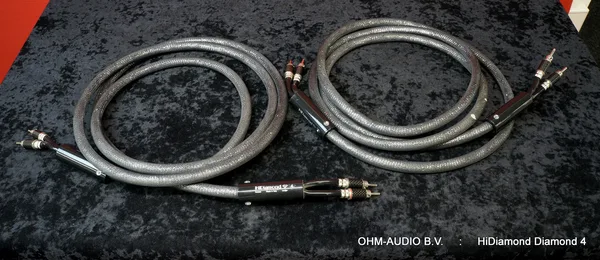 HiDiamond Diamond 4 Lautsprecherkabel, 3,0 Meter, Bananenstecker > Bananenstecker : VERKAUFT