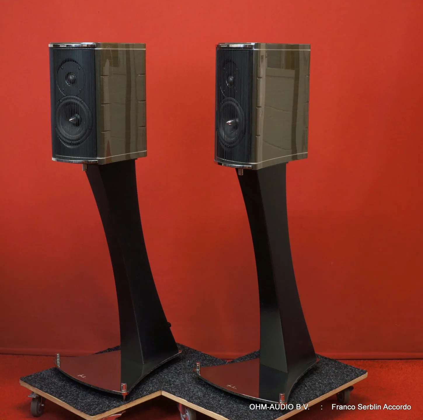 Franco Serblin Accordo, Graphite, 2-Way Monitor Speaker, Like New, Incl. Original Packaging : Sold