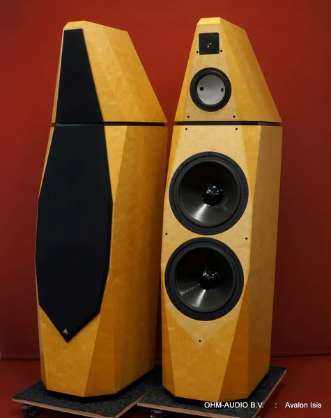 Avalon Acoustics Isis, Birdseye Maple Premium Wood, Like New, Complete, OVP : Sold