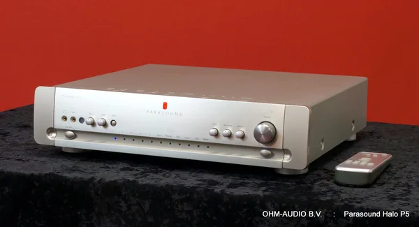 Parasound Halo P5, Preamplifier with built-in DAC & Phono Input : SOLD