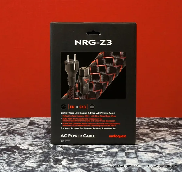 AudioQuest NRG-Z3, Stromerkabel, 2,0 Meter, Occasion, Inklusive Originalverpackung : VERKAUFT