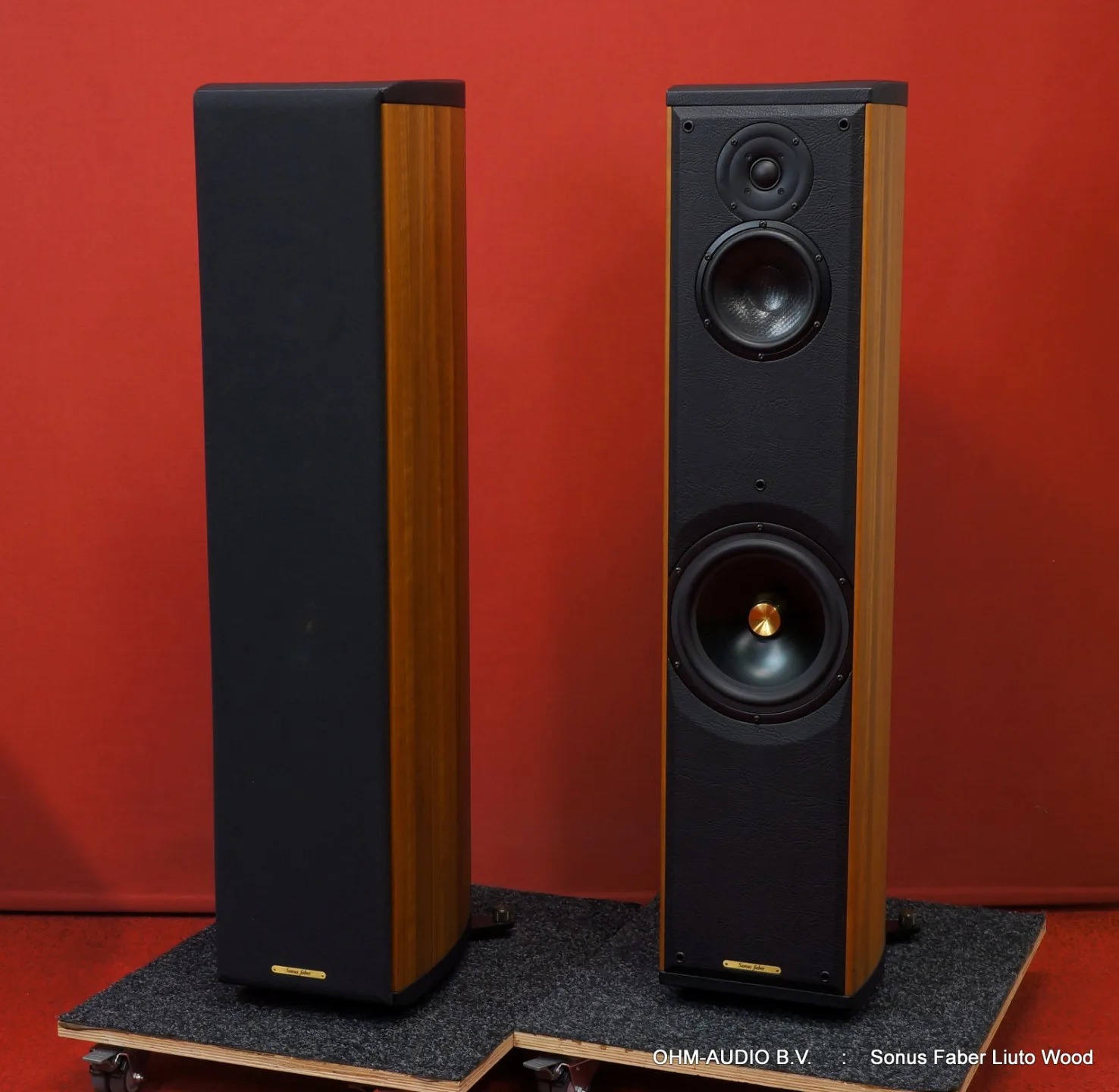 Sonus Faber Liuto, Wood, 3-Weg Vloerstaande Luidspreker, Uitmuntende Staat : SOLD