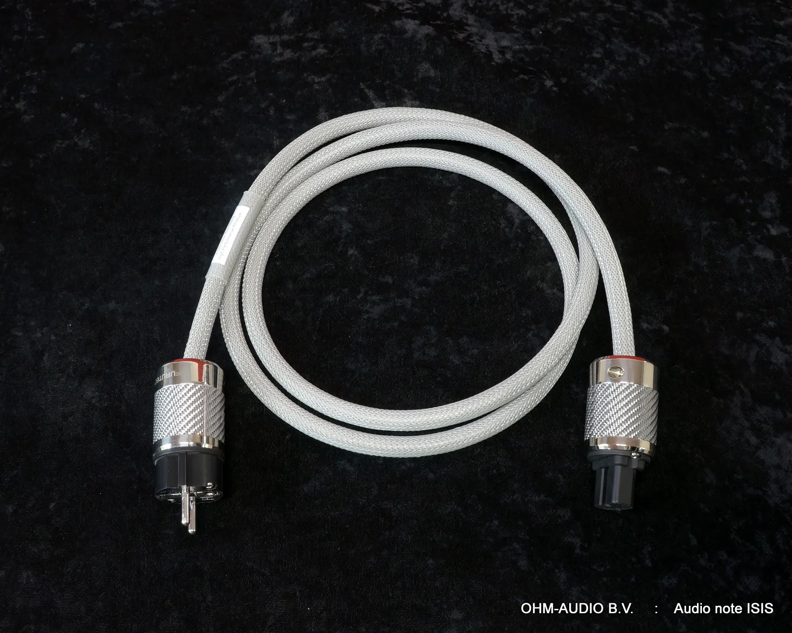 Cordon d'alimentation Audio Note ISIS, Assemblé avec connecteurs Furutech FI-50 NCF, : SOLD