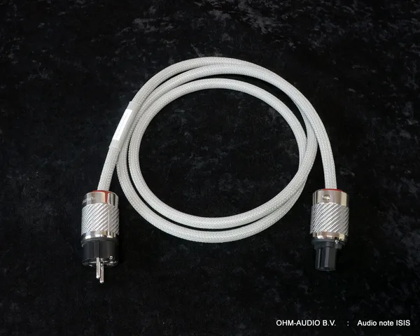 Audio Note ISIS Mains Stromkabel, Montiert mit Furutech FI-50 NCF Steckern, : VERKAUFT