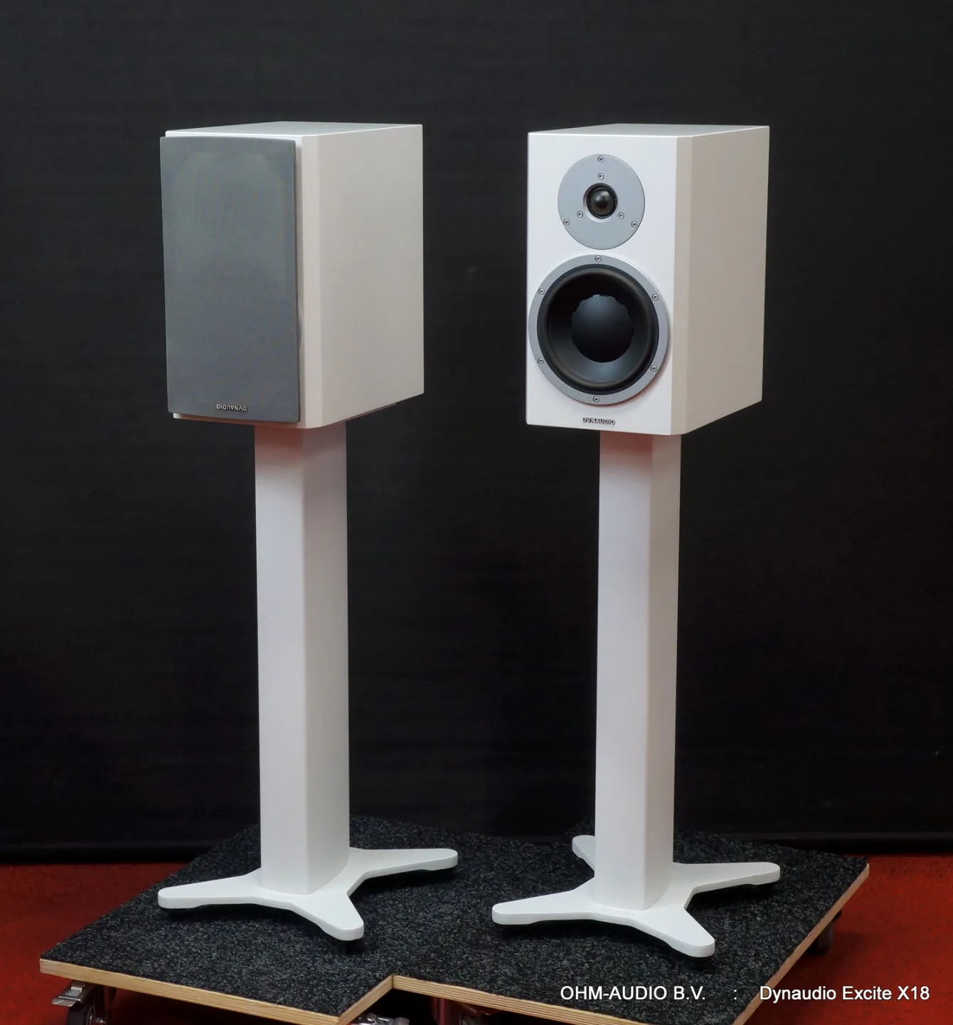 Dynaudio Excite X18 + Stand 10, Moniteurs de Studio avec Supports, Occasion : VENDU