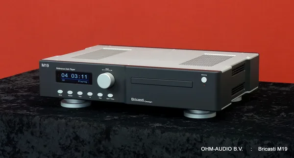 Bricasti Design M19, High End CD/SACD Transport, I²S, AES/EBU, SPDIF Coax RCA Outputs