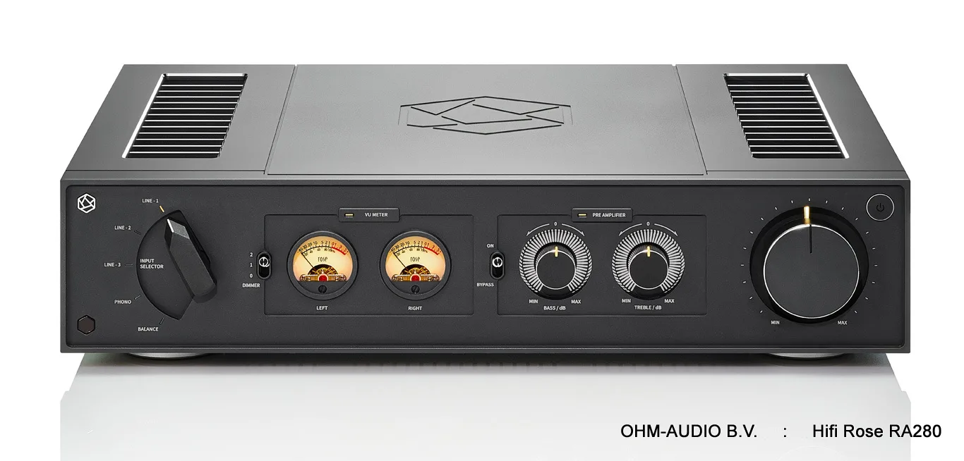 Hifi Rose RA280, Integrated Amplifier, Class AD, 2 x 250 Watt