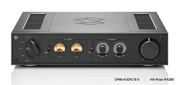 Hifi Rose RA280, Geïntegreerde Versterker, Klasse AD, 2 x 250 Watt