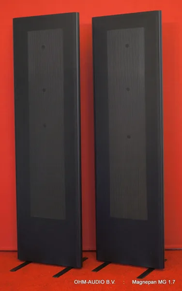 Magnepan MG 1.7, Magnetostatic Speaker Set, Black Cloth/Black Frames : SOLD