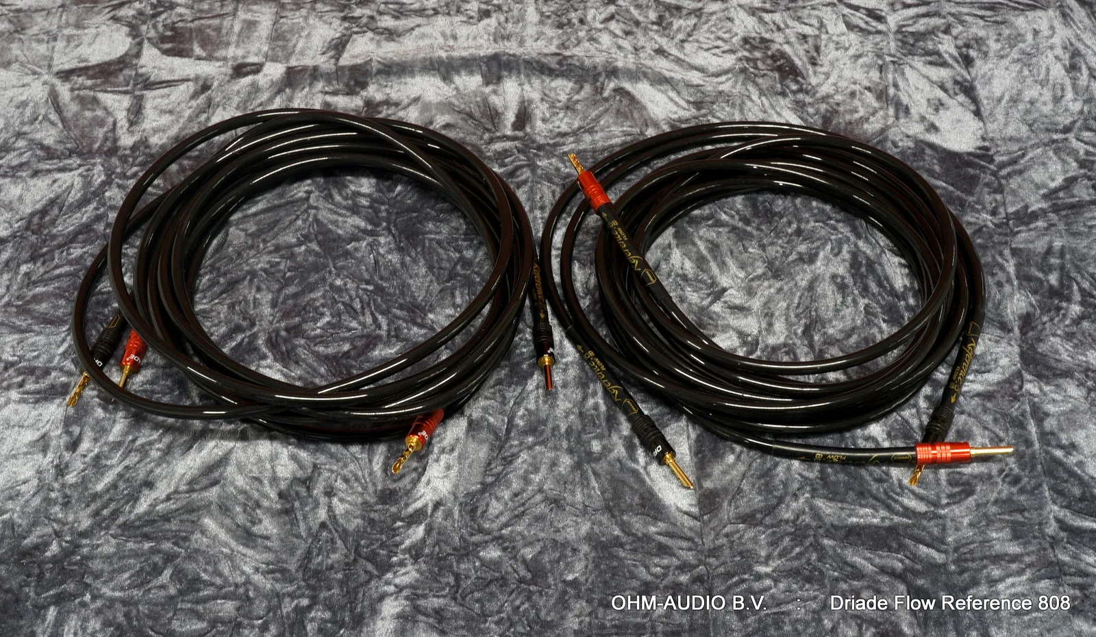Driade Flow Reference 808, Câble de Haut-Parleur, 3.0 Mètres, Occasion, Incl Emballage : SOLD