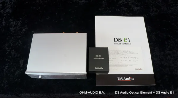 DS Audio E1 + Equalizer, Optical Cartridge, Used, Including Original Packaging : SOLD