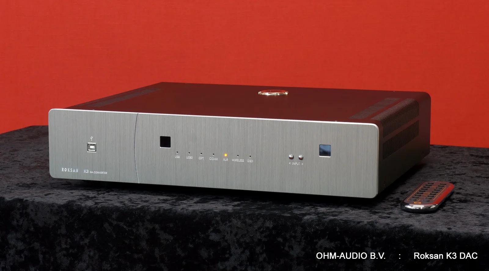 Convertisseur DAC Roksan K3, Anthracite, PCM 24bit/192kHz et DSD, Occasion : VENDU en Allemagne