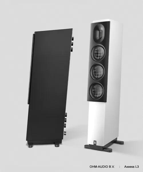 Axxess L3, Enceinte Colonne 2,5 Voies, Tweeter Ruban Kapton, Noir Mat ou Blanc Satiné