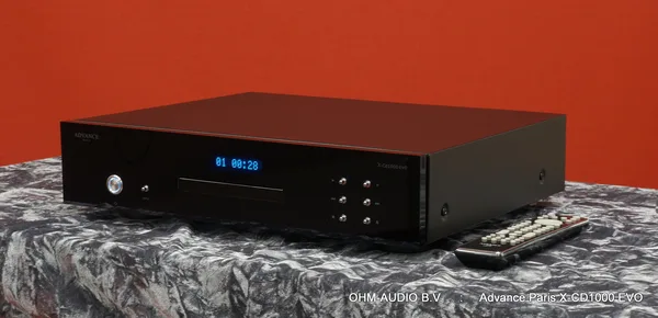 Advance Acoustics X-CD1000 EVO, Buizen CD Speler / DAC, Inclusief Verpakking, Occasion : SOLD