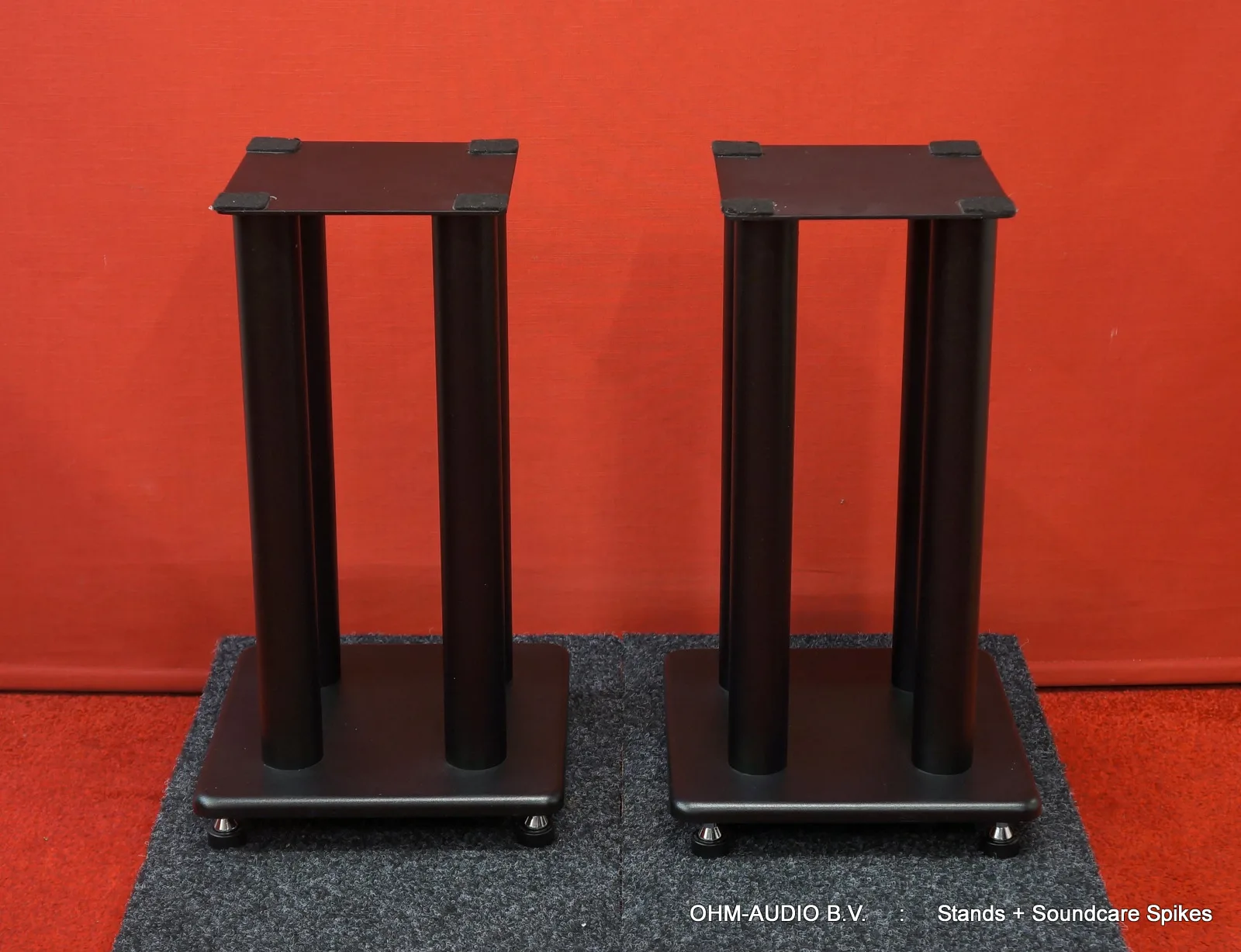 Sturdy Metal Stands, Filled with Sand, Including Soundcare Spikes : Sold