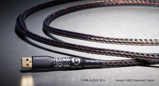 Ansuz Acoustics Digitalz Diamond USB, Câble USB de Référence, 2,0 Mètre : VENDU