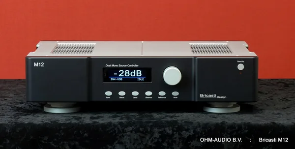 Bricasti M12 Classic Dual Mono DA Converter / Préamplificateur / Streamer, RoonReady