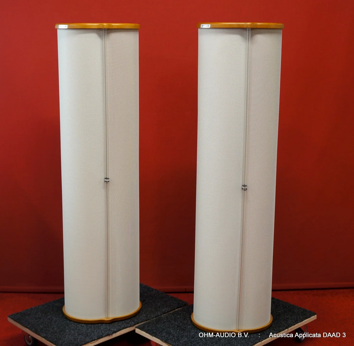 Acustica Applicata DaaD 3, colonnes diffusion/absorption, ensemble de 2 : VENDU