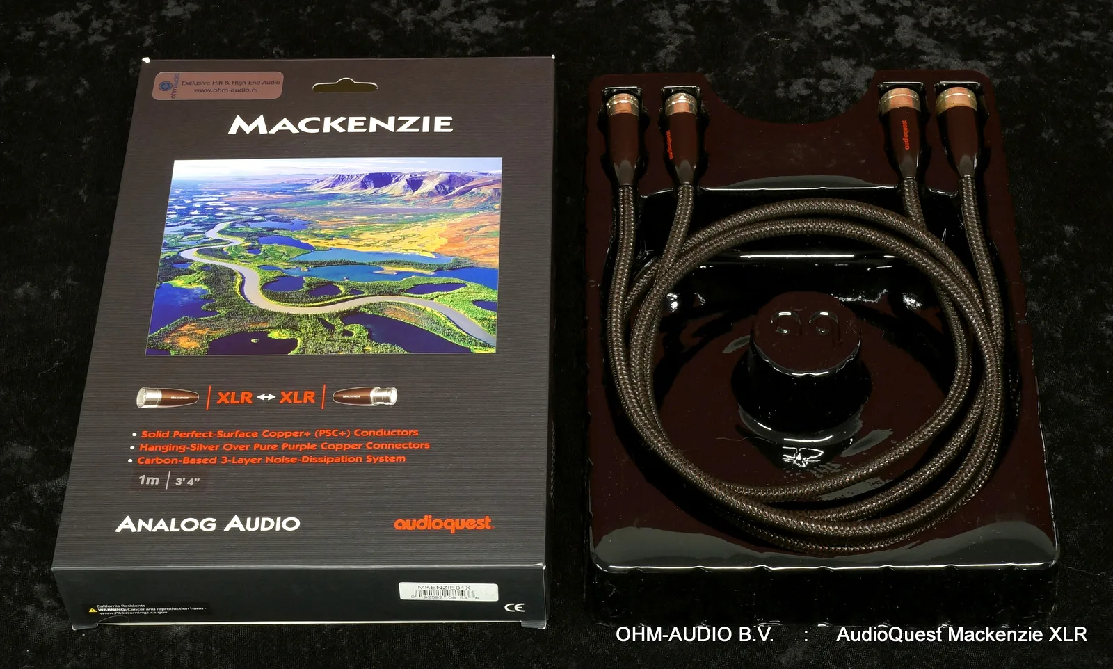 AudioQuest Mackenzie XLR, 1.0 Meter, Including Original Packaging, Used : SOLD