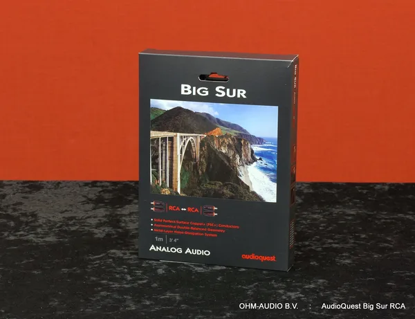 AudioQuest Big Sur, RCA Analoge Interlink, 1.0 Meter : Verkauft