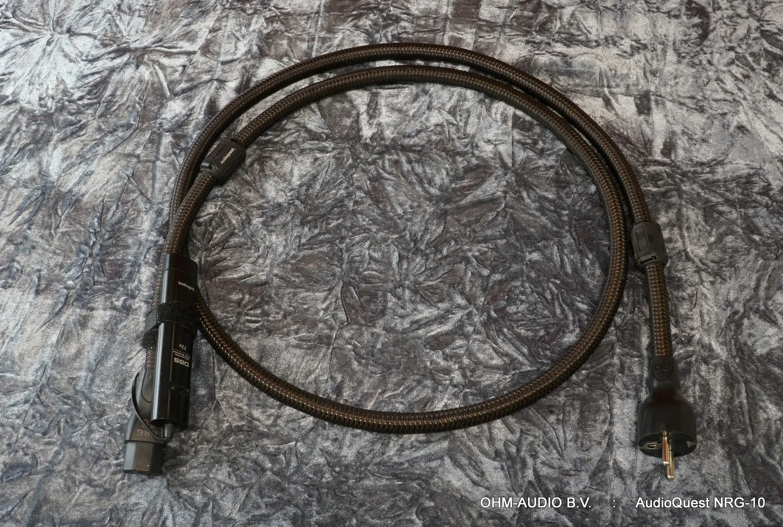 AudioQuest NRG-10, Powercord, 1.8 Meter, DBS 72V, Occasion : SOLD