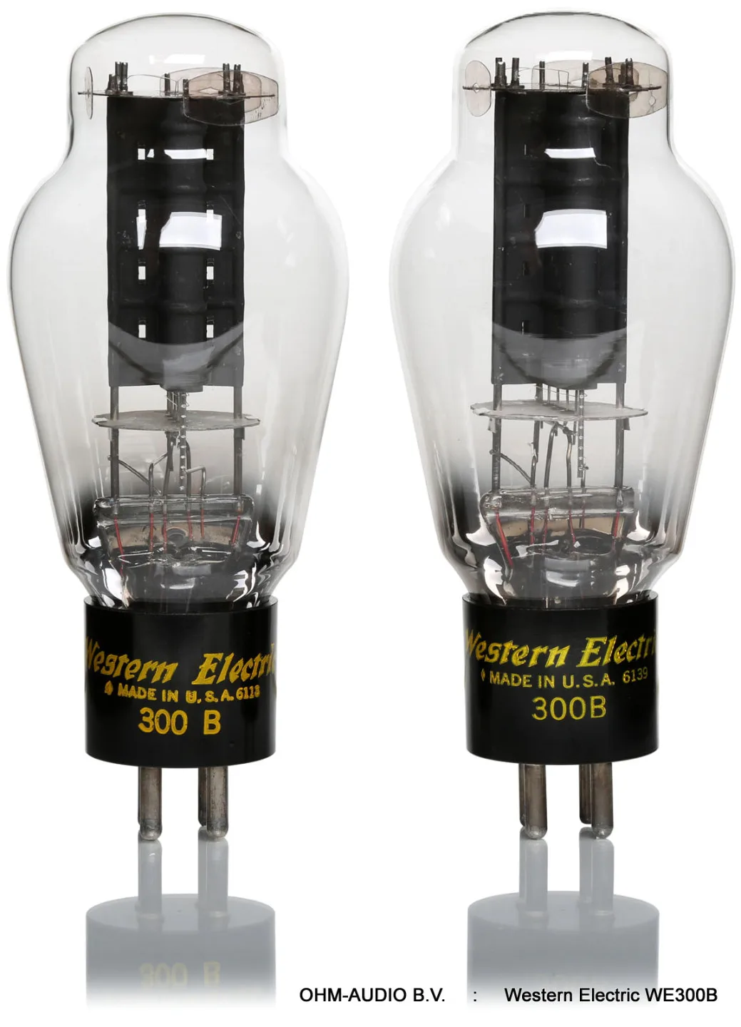 Western Electric WE300B Tubes, Matched Pair, New in Box