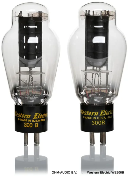 Western Electric WE300B Tubes, Matched Pair, New in Box