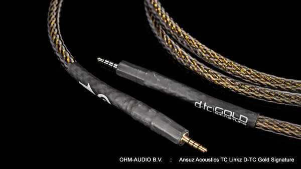 Ansuz Acoustics TC Linkz D-TC Gold Signature, Kabel Upgrade voor Ansuz Kabels D2/D3-series en hoger