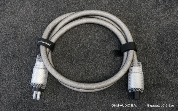 Gigawatt LC-3 Evo, High End Powercord, 1.5 Meter, Originele Verpakking, Occasion : SOLD