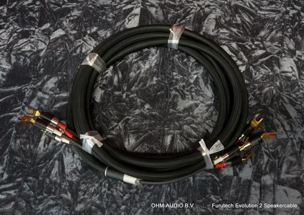 Furutech Evolution 2, Speaker Cable, 3.0 Meters, FT-211(G) Spades, Used : SOLD