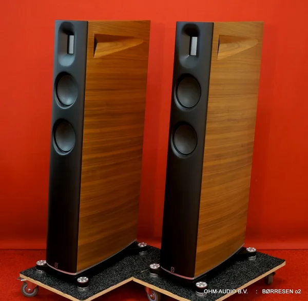 Borresen Acoustics 02 Cryo, High End 2.5-Weg Vloerstaande Luidspreker, Nieuwstaat : SALE
