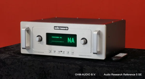 Audio Research REF 5 SE Balanced Preamplifier, Silver, Including Spare Tubes : SOLD