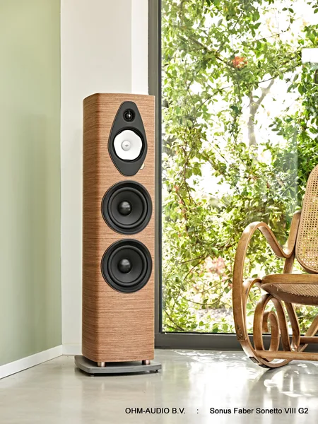 Sonus Faber Sonetto VIII (8) G2, Disponible en Noyer / Wengé / Noir Piano