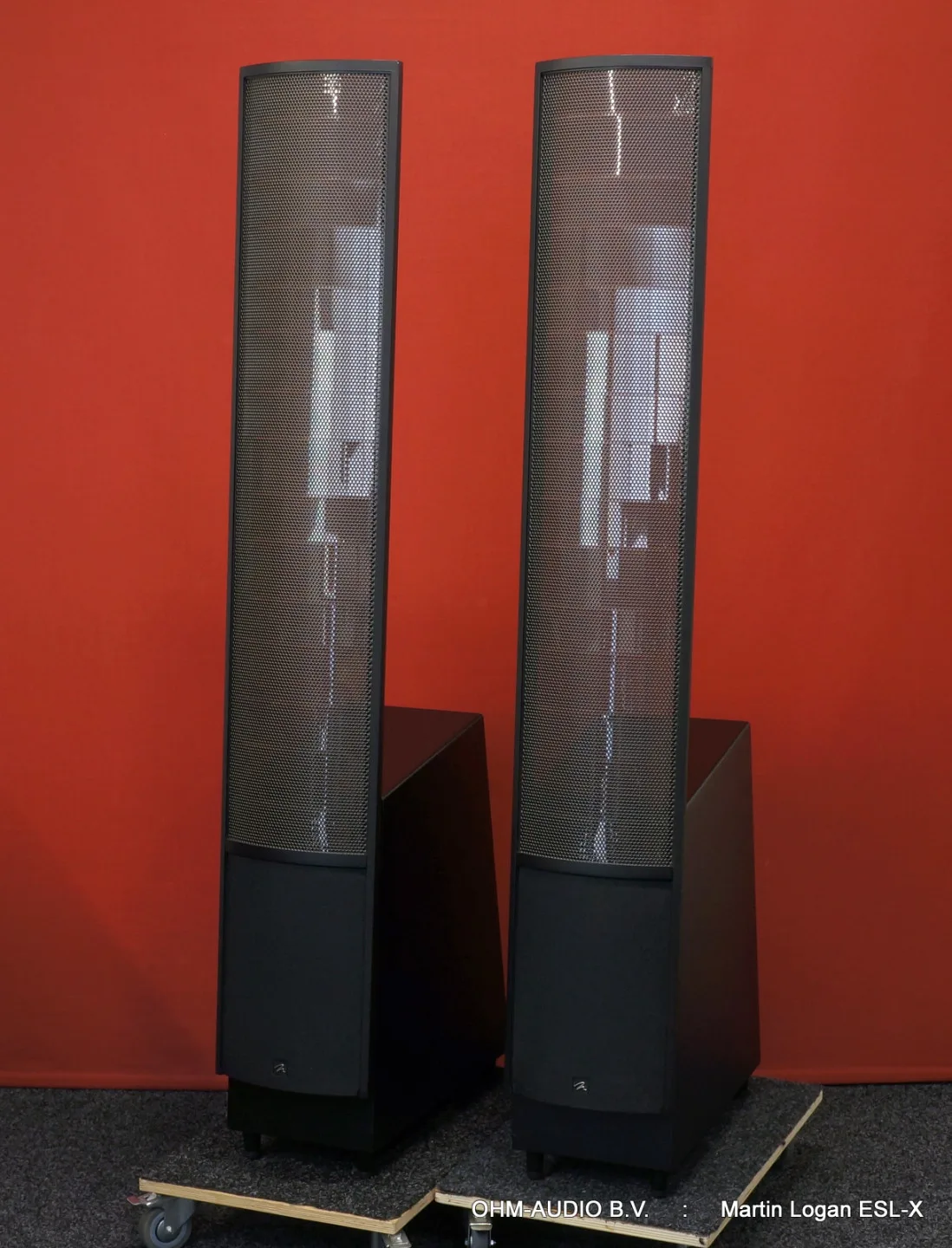 Martin Logan ElectroMotion ESL X, Nieuwe Panelen, Zwart, Compleet met Originele Verpakking