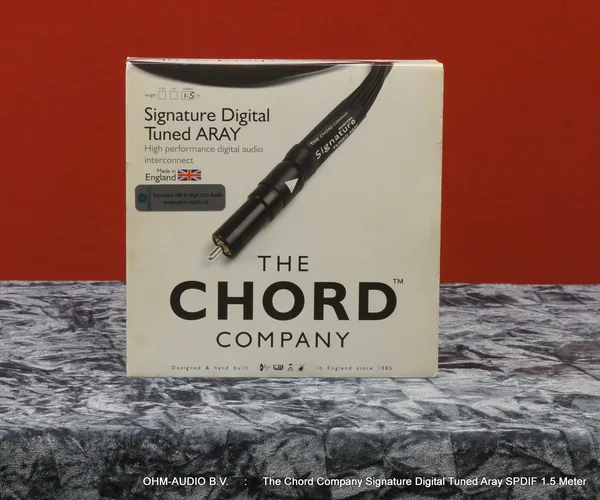 The Chord Company Signature Digital Tuned Aray, SPDIF, Digitale Interlink, 1.5 Mètre, Neuf/Emballage d'origine, Occasion