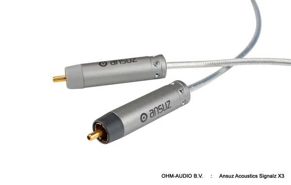 Ansuz Acoustics Signalz X3 Analoge Interlink, Wahl zwischen RCA oder XLR