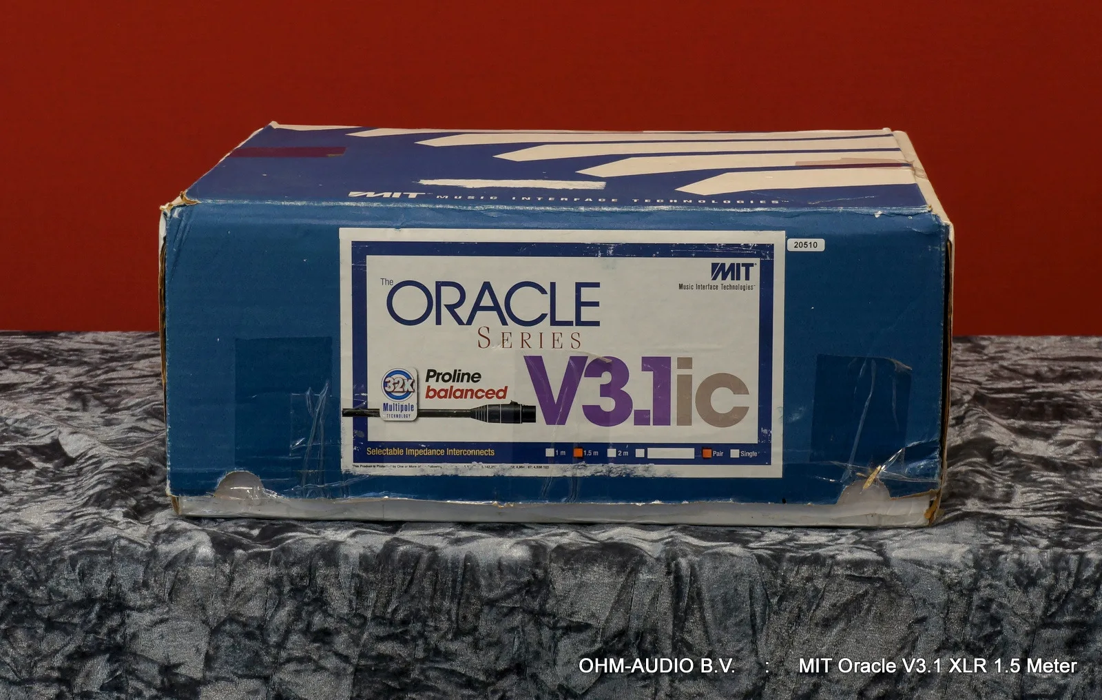 MIT Oracle V3.1ic, XLR, Analog Interlink, 1.5 Meter, Original Packaging, Used : RESERVED