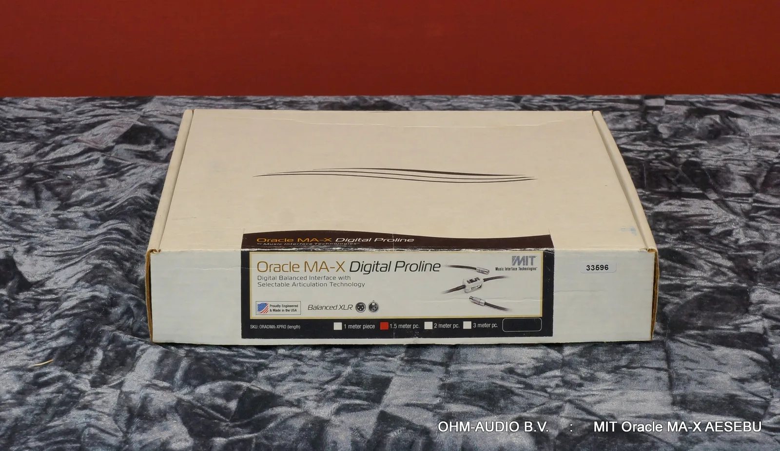 MIT Oracle MA-X Digital AES/EBU, 1,5 Meter, Originalverpackung, Occasion : Verkauft
