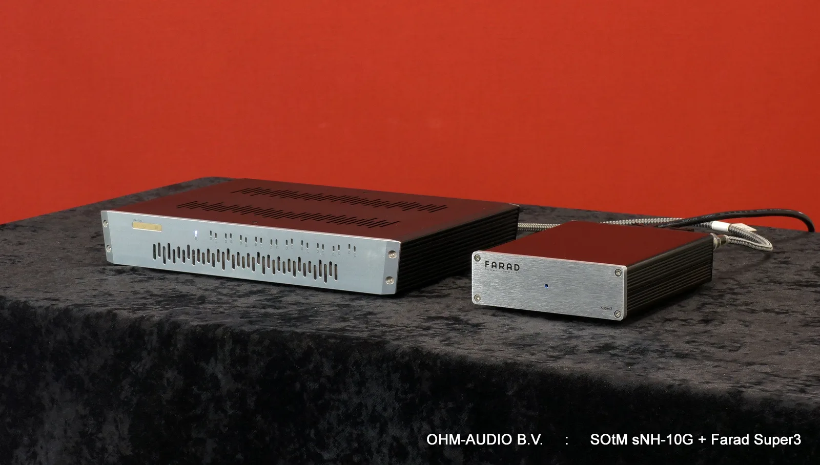 SOtM sNH-10G + Farad Super3 & Farad Silver DC Kabel, Emballage Original, Occasion : SOLD