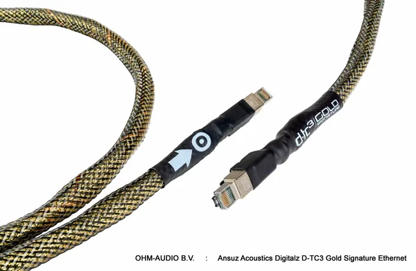 Ansuz Acoustics Digitalz D-TC3 Gold Signature Ethernet, Ethernet Kabel