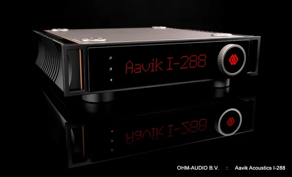 Aavik Acoustics I-288, Geïntegreerde Versterker, Ingebouwd Analoog Crossover, 2 x 300 Watt