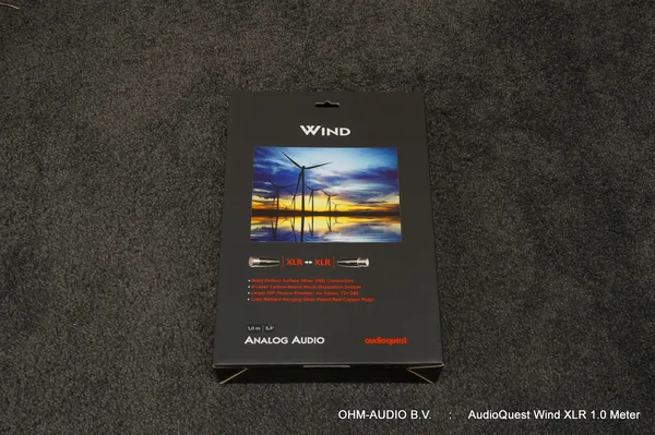 AudioQuest Wind XLR, Interlink Analogique Équilibré, 1,0 Mètre, Occasion, Neuf : VENDU